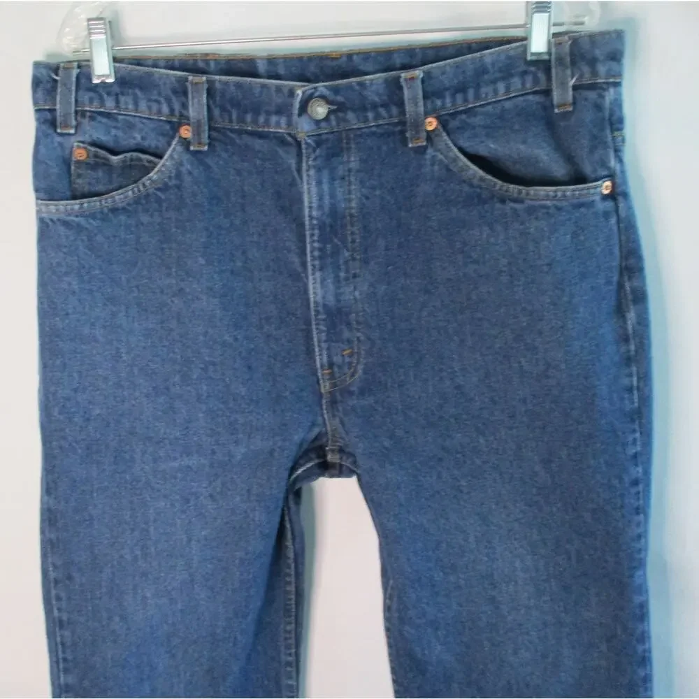 Levi's Men's 517 Dark Wash Straight Leg Blue Jeans Size 38 X 30
